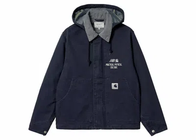 Pre-owned New Balance Men's  X Carhartt Wip Arcan Jacket In Eclipse In Black