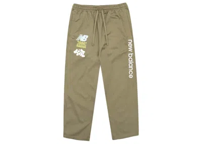 Pre-owned New Balance Men's  X Salehe Sb Yurt Pant In Covert Green