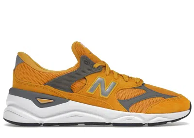 Pre-owned New Balance Men's  X90 Sneakers In Mustard Yellow/castlerock In Multi
