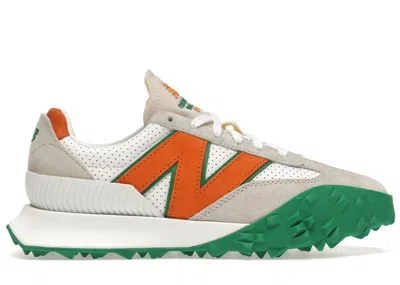 Pre-owned New Balance Men's  Xc72 Casablanca Sneakers In White/orange/green