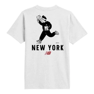 New Balance Men's New York City Character T-shirt In White