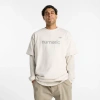 New Balance Men's Numeric Cotton T-shirt In Beige