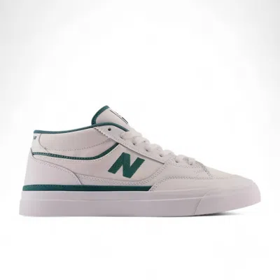 New Balance Men's Numeric Franky Villani 417 Shoes In White Vintage Teal