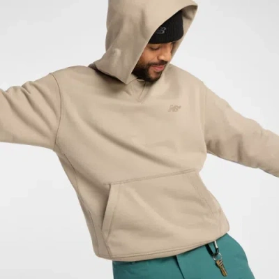 New Balance Men's Numeric French Terry Hoodie In Beige