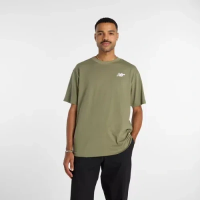 New Balance Men's Numeric Small Logo T-shirt In Green