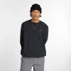 New Balance Men's Numeric Woven Crew Shirt In Black