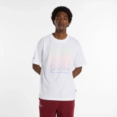 New Balance Men's Nyc Marathon Graphics Tee In White