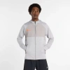 New Balance Men's Nyc Marathon Hooded Full Zip In Gray