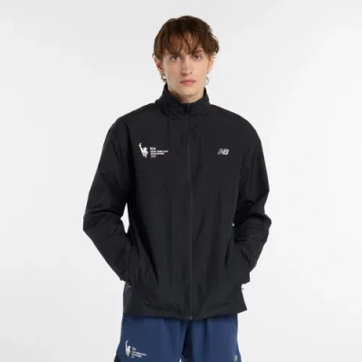New Balance Men's Nyc Marathon Sport Essentials Jacket In Black