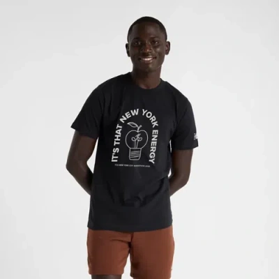 New Balance Men's Nyc Marathon Graphic T-shirt In Black