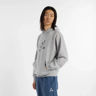 New Balance Men's Ohtani Logo Graphic Hoodie In Grey