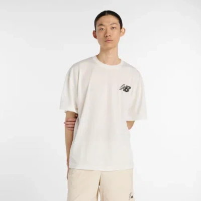 New Balance Men's Ohtani Mesh Short Sleeve Top In White