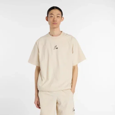 New Balance Men's Ohtani Woven Short Sleeve Top In Neutral