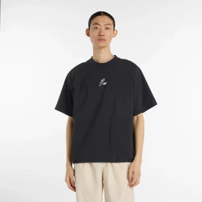 New Balance Men's Ohtani Woven Short Sleeve Top In Black