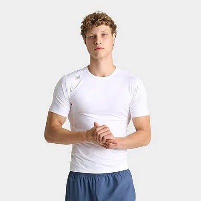 New Balance Men's Pace Compression Training T-shirt In White