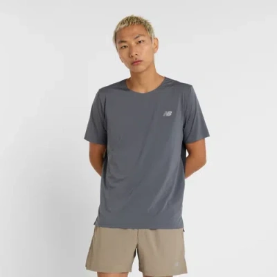 New Balance Men's Race Day T-shirt In Grey