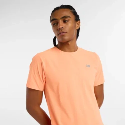 New Balance Men's Race Day Ultra Light T-shirt In Orange