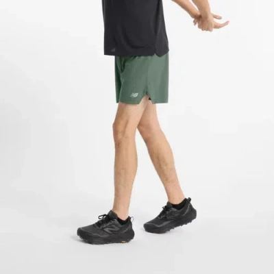 New Balance Men's Rc Short 5" In Green