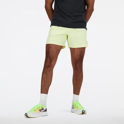 New Balance Rc 5" Seamless Short In Limelight Green, Men's At Urban Outfitters