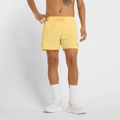 New Balance Men's Rc Short 5" In Orange