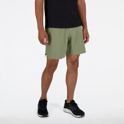 New Balance Men's Rc Short 7" In Green