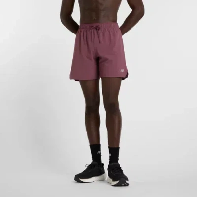 New Balance Men's Rc Short 7" In Purple
