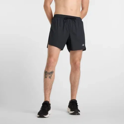 New Balance Men's Rc Ultra Light Split Short 5" In Black