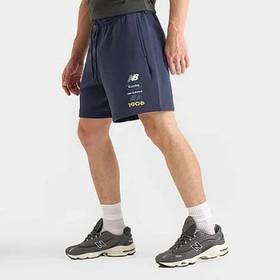 New Balance Men's Rotation Shorts In Blue
