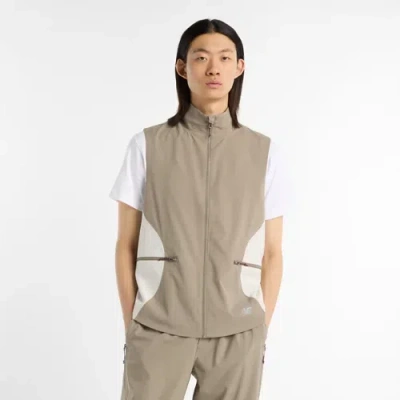New Balance Men's Run Energy Vest In Brown