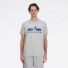 New Balance Men's Run For Life Graphic T-shirt In Grey