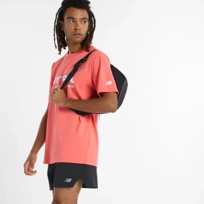 New Balance Men's Run For Life Graphic T-shirt In Red