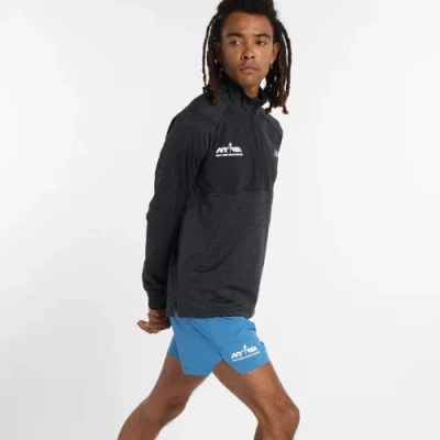 New Balance Men's Run For Life Rc Short 5" In Blue