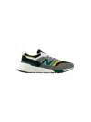 New Balance Man Sneakers Grey Size 9 Leather, Textile Fibers In Gray