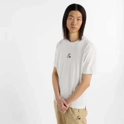 New Balance Men's Shohei Signature Logo T-shirt In White