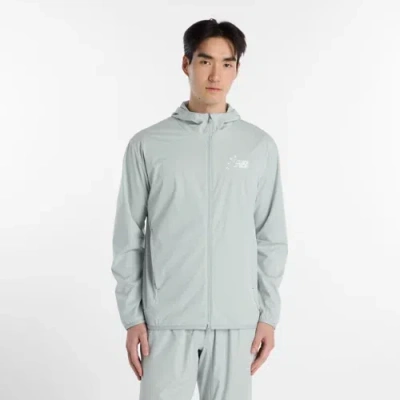 New Balance Men's Shohei Signature Performance Warm Up Jacket In Green