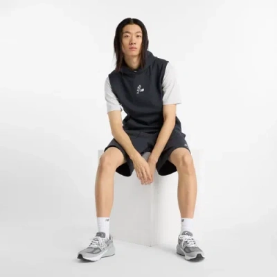 New Balance Men's Shohei Signature Sleeveless Hoodie In Grey