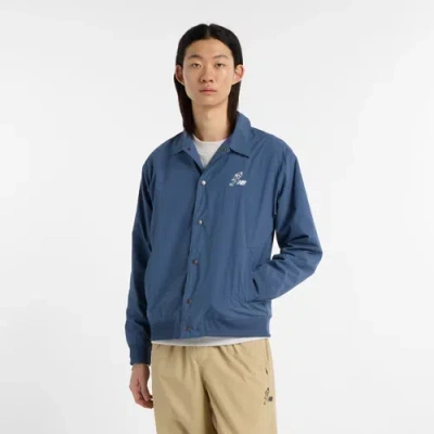 New Balance Men's Shohei Signature Woven Nylon Jacket In Blue