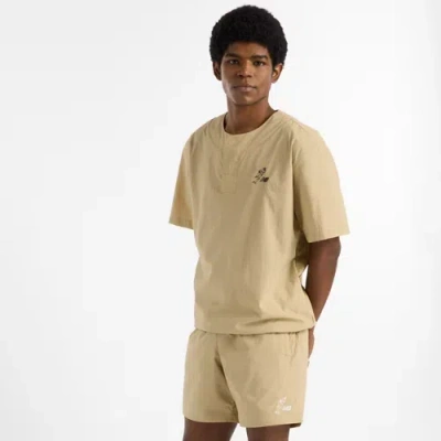 New Balance Men's Shohei Signature Woven Nylon Top In Brown