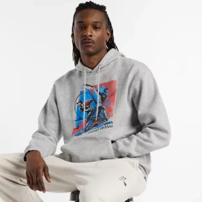 New Balance Men's Shohei Two Swords Hoodie In Gray