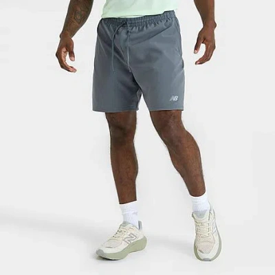 New Balance Men's Sport Essential 7" Woven Shorts In Blue