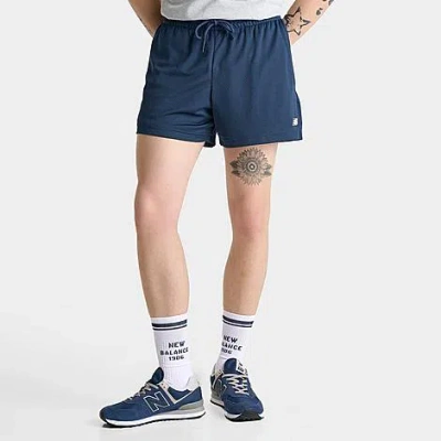 New Balance Men's Sport Essentials 5" Mesh Shorts In Navy