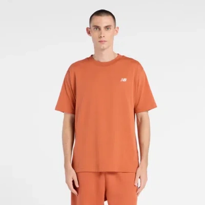New Balance Sport Essentials Cotton T-shirt In Orange