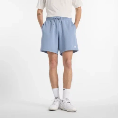 New Balance Men's Sport Essentials Fleece Short 7" In Blue