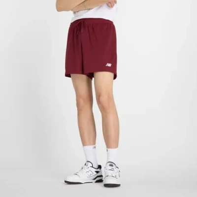 New Balance Men's Sport Essentials Mesh Short 5" In Brown