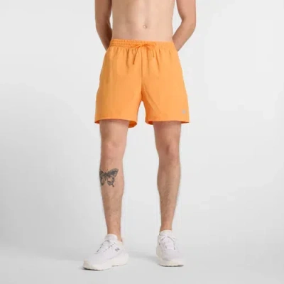 New Balance Men's Sport Essentials Short 5" In Orange