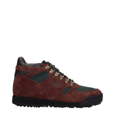New Balance Men's Suede Boots Brown/dark Green