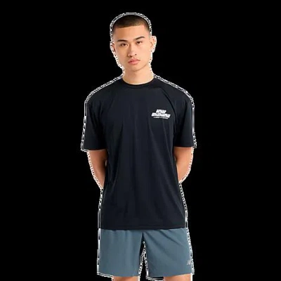 New Balance Men's Super Run T-shirt In Black