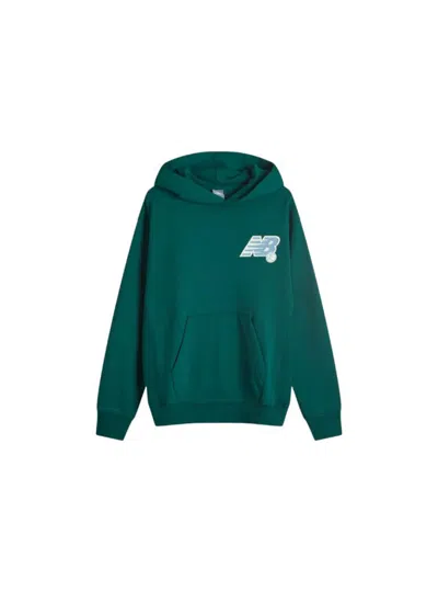 New Balance Men's Sweatshirt  Mt43563 In Green