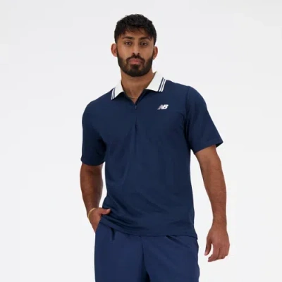 New Balance Men's Tournament Polo Shirt In Blue