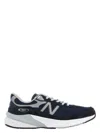 New Balance Printed Suede Mesh Sneakers With Cushioned Sole